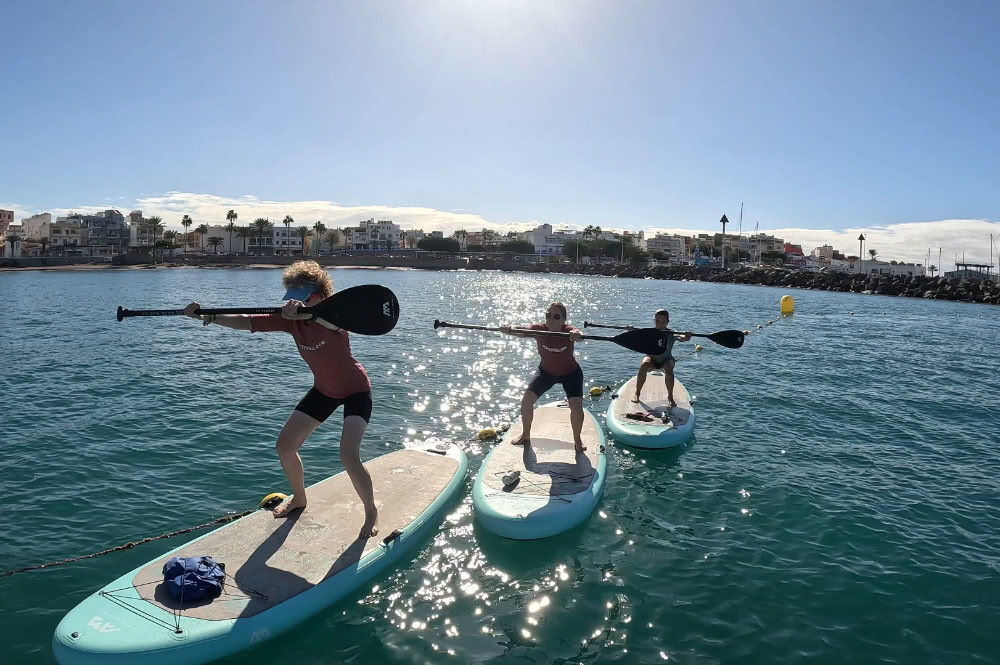 グラン・カナリアのSUPフィットヨガ