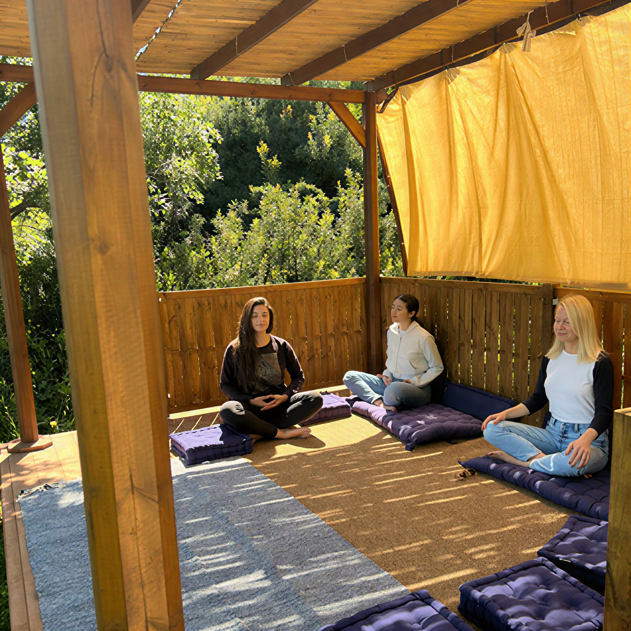 ヨガとオリーブ収穫リトリート