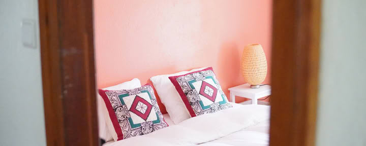 Private individual room with bathroom