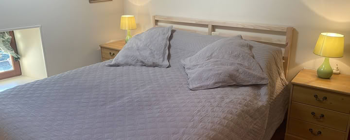 Gite Blanc Chambre Double Privée