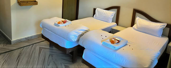 Triple-sharing accommodation